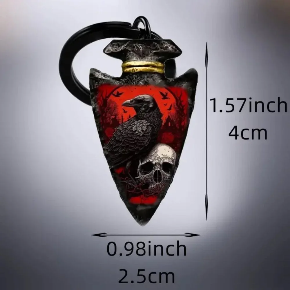 Raven Keychain Bag Charm attached tags badtz